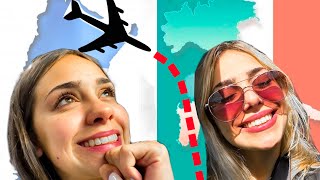 VIAJO PARA VISITAR A MI HERMANA EN ITALIA muy xd todo [upl. by Suzzy]