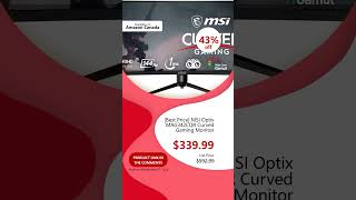 Best Price MSI Optix MAG342CQR Curved Gaming Monitor [upl. by Trista]