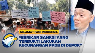 Manipulasi Nilai Rapor 51 Siswa Dinas Pendidikan Depok Akan Saksi Tegas  SELAMAT PAGI INDONESIA [upl. by Marinna]