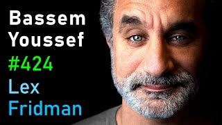 Bassem Youssef IsraelPalestine Gaza Hamas Middle East Satire amp Fame  Lex Fridman Podcast 424 [upl. by Amikan320]