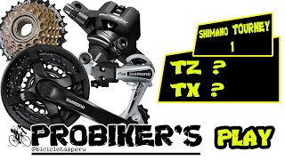 CONOCE LAS 3 GAMAS CAMBIOS SHIMANO TOURNEY  modelos y características  3x7 [upl. by Giffy]