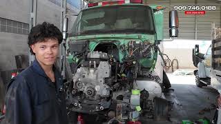 Repowering Diesel Engine Truck  Direct Truck amp Diesel Repair [upl. by Alliehs357]