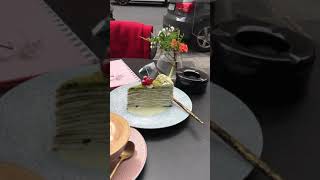 Niu Cafe  Best Matcha Cake of Nuremberg [upl. by Doownil]