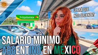 ¿SE PUEDE SOBREVIVIR CON EL SALARIO MÍNIMO DE ARGENTINA EN UN SUPERMERCADO MEXICANO [upl. by Enrobialc399]