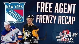 New York Rangers acquire Reilly Smith from Pittsburgh Penguins amp sign Sam Carrick to 3 year contract [upl. by Eatnahc882]