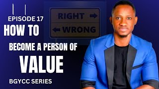 How To Become A Person Of Value  Coach Kaycee [upl. by Nilahs]