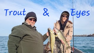 Lake Erie Fall Brawl And Walleye Slam Day 8 Part 1 [upl. by Wooldridge]