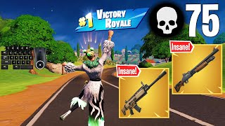 75 Elimination Solo vs Squads Win Full Gameplay Fortnite Chapter 5 [upl. by Oiciruam]