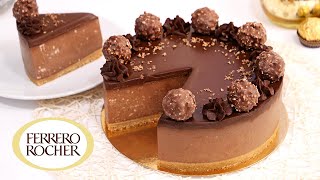 Tarta Ferrero Rocher sin horno  Receta Fácil y Deliciosa [upl. by Poucher]