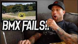 Reacting to YOUR BMX FAILS [upl. by Jesher]