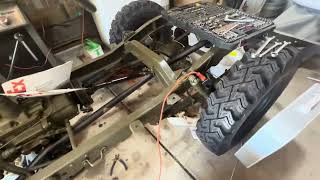 1952 Willys M38 Jeep rebuild part 11 [upl. by Lanfri]