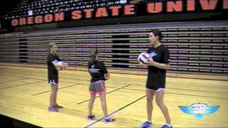 Serving For Beginners  At Home Drills [upl. by Latrell58]