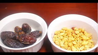 Quick and Easy Healthy Dessert healthy dates chocolate peanut snickers [upl. by Crissy]