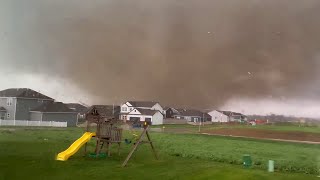 HUGE EF4 Tornado Hits Elkhorn Omaha Nebraska  Apr 26 2024 [upl. by Eibor813]