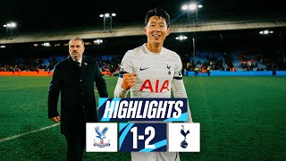 CRYSTAL PALACE 12 TOTTENHAM HOTSPUR  PREMIER LEAGUE HIGHLIGHTS  FOUR WINS IN A ROW [upl. by Cletus]