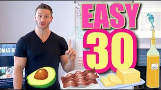 30Day EASY Keto Challenge Full Meal Plan to Follow [upl. by Enilraep]