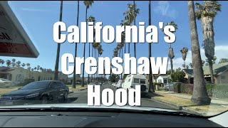 Driving Tour Californias Crenshaw Hood  Slauson Ave American Rapper Nipsey Hussle Turf Narrated [upl. by Daveen105]