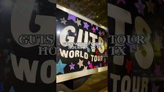 GUTS world tour houston vlog  oliviarodrigo oliviarodrigoguts gutsworldtour [upl. by Ecenaj]