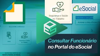 Como Consultar as Informações do Funcionário no Portal do eSocial Módulo SST  Sistema ESO [upl. by Enrique790]