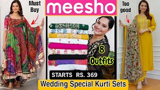 Meesho Festivewear kurtiskurta Set Haul ✨️Starts Rs339Only🤩Meesho Shopping haul💖meesho Haul 2023💖 [upl. by Mook914]