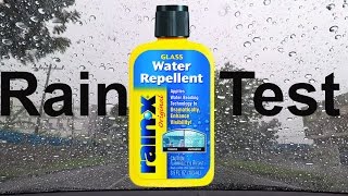 Windshield Rain Repellent  Rain x Review [upl. by Om397]