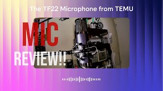 TF22 Microphone Review TF47 Telefunken Clone [upl. by Gievlos]