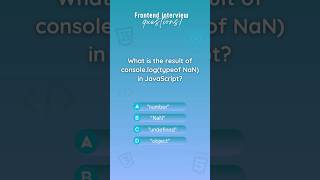 Frontend interview questions Quiz 3 javascript react interview developer [upl. by Aneekal]