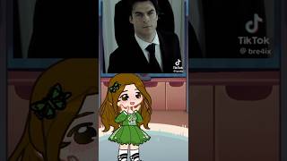 Damon and Elena React The Vampire Diaries gacha viralvideo react reaction gachaclub diaries [upl. by Noevart]