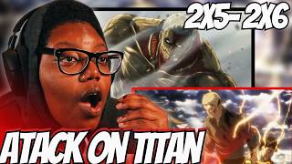 The Most Shocking Reveal YET  ATTACK ON TITAN 2x5 amp 2X6 DUB  Reaction amp Commentary [upl. by Soirtimid11]