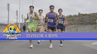 2023 XC  CIFss Finals 07 Boys D4 [upl. by Tavie322]