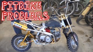 Modded Honda Pitbike Bogs amp Wont Idle  Can We FIX It [upl. by Ydnarb]