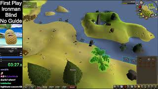 Green Sword 9 OSRS First Play  Ironman  No Guide VOD [upl. by Akym]