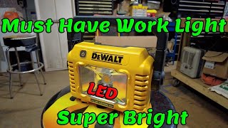 Dewalt DCL077B Compact Work Light Review and Test Awesome Light [upl. by Keene103]