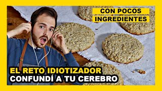 🔶Cómo hacer GALLETAS de AVENA y COCO saludables receta VEGANA Desafío IDIOTIZADOR 😵 [upl. by Adnih355]