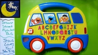 Sesame Street Alphabet Bus from 2006 with Elmo Cookie Monster and Ernie [upl. by Arny]