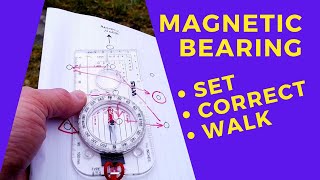 How to Set and Follow Compass Bearings  Beginners Navigation amp Map Reading 22 [upl. by Eycal]