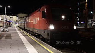 ÖBB Nightjet NJ467 departing Salzburg Hbf 2023 [upl. by Abad]