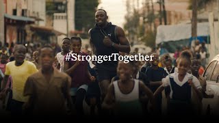 The World Only Moves Forward When We Move Together ft Usain Bolt Naomi Osaka  StrongerTogether [upl. by Spooner]