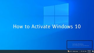 how to activate windows 10  how to activate windows 10 pro  how to activate windows 10 for free [upl. by Orelia69]