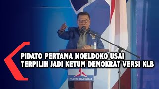 FULL Pidato Perdana Moeldoko Usai Terpilih Jadi Ketum Demokrat Versi KLB Deli Serdang [upl. by Enitsyrk]