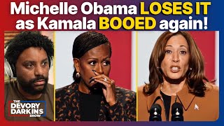 Michelle Obama LOSES IT as Rally Fans PROTEST Kamala [upl. by Bascomb]