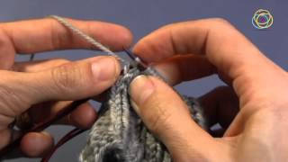 Tutorial zum Stricken Stricken in Runden mit quotMagic loopquot [upl. by Akinihs]