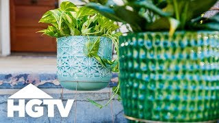 3 Creative Ways to Use a Tomato Cage  HGTV Happy  HGTV [upl. by Sell608]