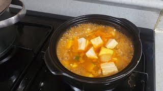 된장찌개 끓이는 방법 How to cook Korean food quotDoenjang Jjigaequot recipe ทำอาหารเกาหลี สูตรอาหารเกาหลี [upl. by Aleac]