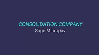 Sage Payroll Micropay  Consolidation company [upl. by Mihsah33]