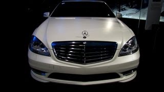 2013 MercedesBenz S550  Exterior and Interior Walkaround  2013 Salon de LAutomobile de Montreal [upl. by Ldnek]