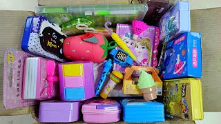 My Ultimate Stationery Haul Must Have Supplies for 2024 Pencil box Eraser Colourful Stationery [upl. by Drue]