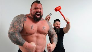 STRONGEST MAN IN HISTORY EDDIE HALL Back Pain HAMMERED Away [upl. by Ammann]