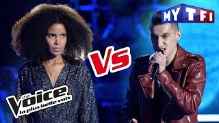 Vincent VS Andréa Durand  « Nimporte quoi » Florent Pagny  The Voice France 2017  Battle [upl. by Irish30]