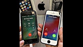 iPhone 5 vs 5S Incoming amp outgoing call [upl. by Ahtiekahs]